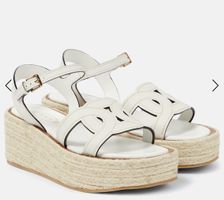 Neu/original Tod‘s Sandalen Kate Gr. 38.5 Weiss Leder mit
