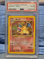 Pokémon Glurak Holo 4/102 Base Set 1999 PSA 2