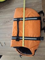 Schwimmweste für Hunde orange, 40 cm Rückenlänge, gebraucht