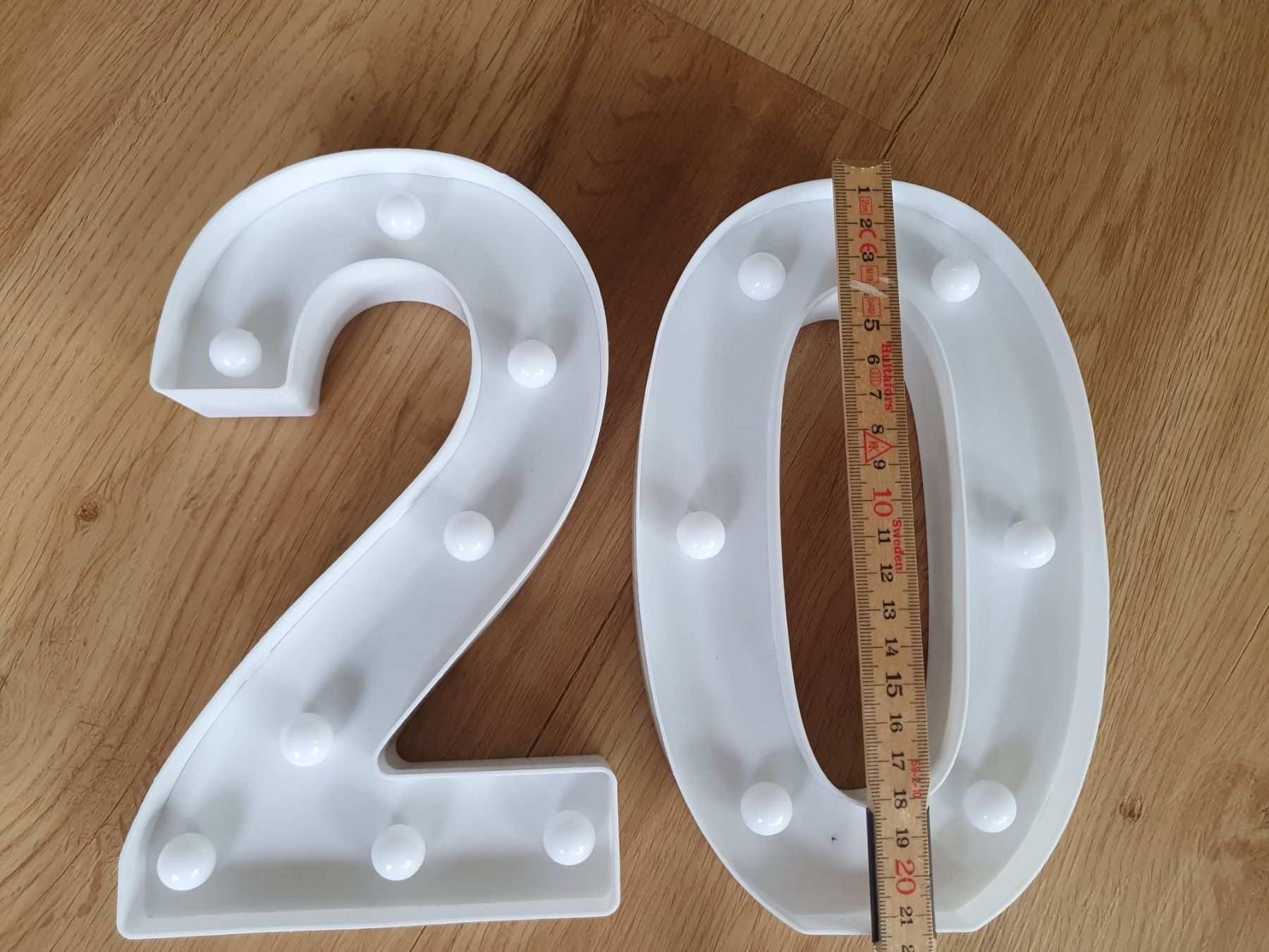 Alle Dekorationen: GrosseLED Zahlen 20, 21cm hoch – Neu (gemäss Beschreibung) aus Heinrichswil von frankie19860