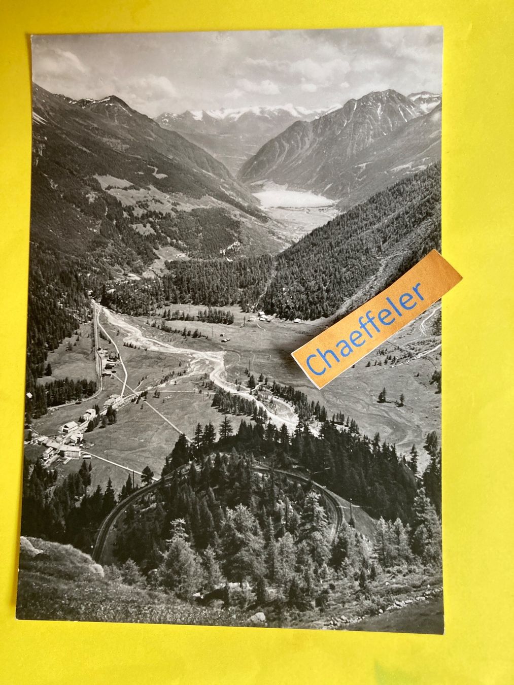 Cartes postales: Alp Grüm - Blick ins Puschlav – D'occasion à Zürich par Chaeffeler