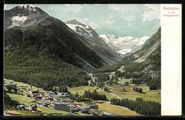 Pontresina, Totalansicht mit Roseggletsc