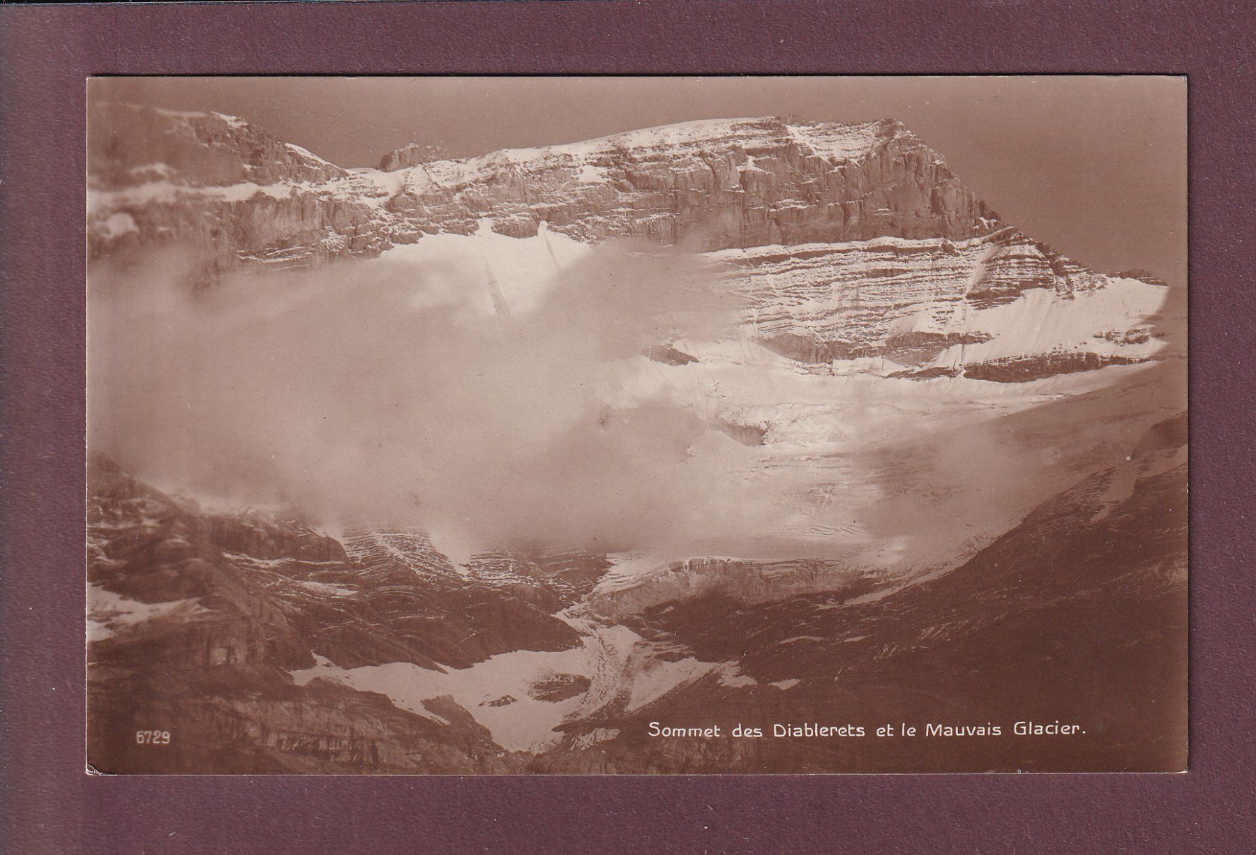 Cartoline postali: Sommet des DIABLERETS - Mauvais glacier – Usato da Pully venduto da nicecards