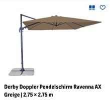 Derby Doppler Pendelschirm Ravenna AX Greige | 2.75 × 2.75