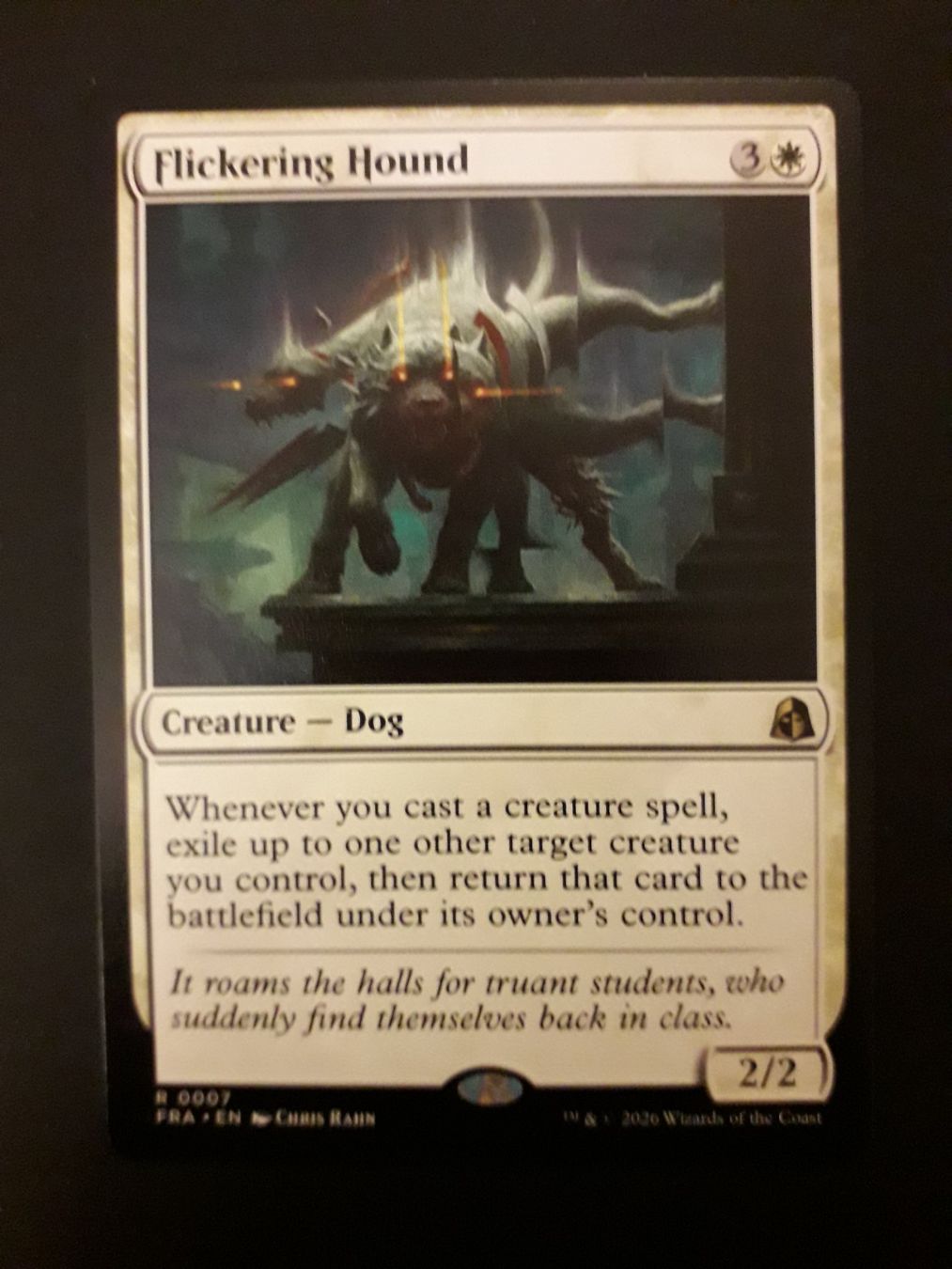 Magic The Gathering Cartes à collectionner: MTG - Flickering Hound – D'occasion à Lausanne par and_n6mz