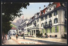 AK Engelberg, Hotel Titlis, 1914