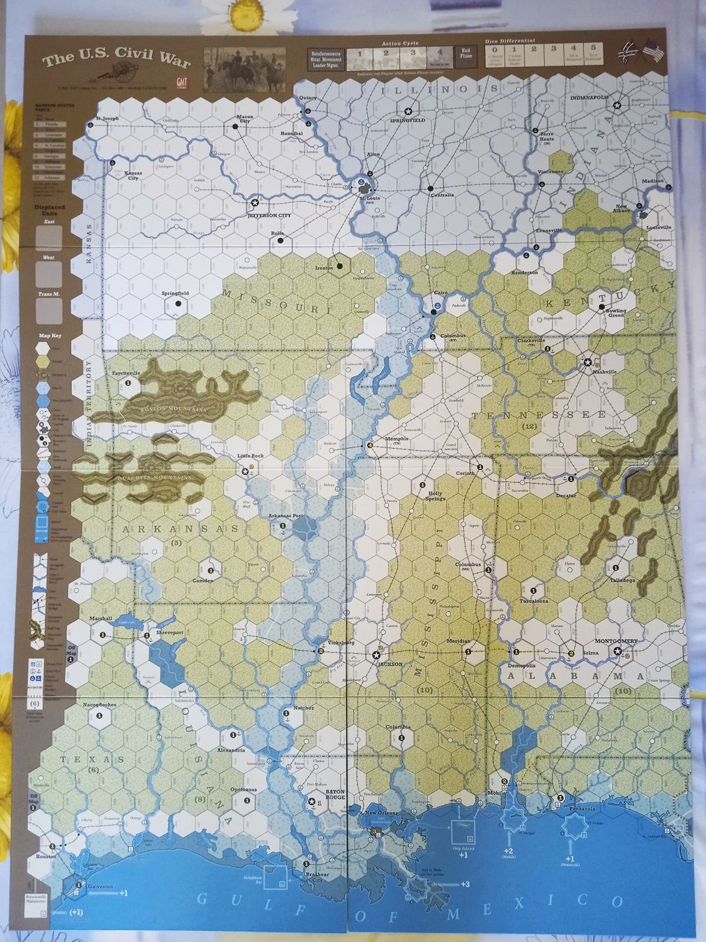 Spiele: Jeu The U.S. Civil War GMT 3ème édition – Gebraucht aus Rudolfstetten von AVPRS 1