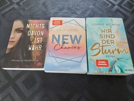 3 Bücher  für Mädels ab 16 Jahre