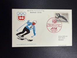 AUA Olympia - Sonderflug Innsbruck - Zürich 1964