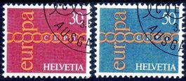1971 SERIE EUROPAMARKEN AUSGABETAG - J243