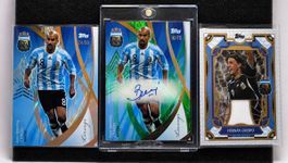 Argentinien Lot 🇦🇷 Verón Auto /75, /50 & Crespo Match-Worn
