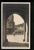 Aarau, Blick vom Stadtturm gegen das Reg