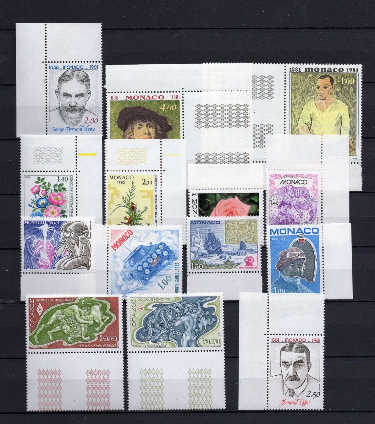 Alle Briefmarken: R6244  /  MONACO 1981 neufs XX – Neu (gemäss Beschreibung) aus Ste-Croix von MONT-TAGNAC 1