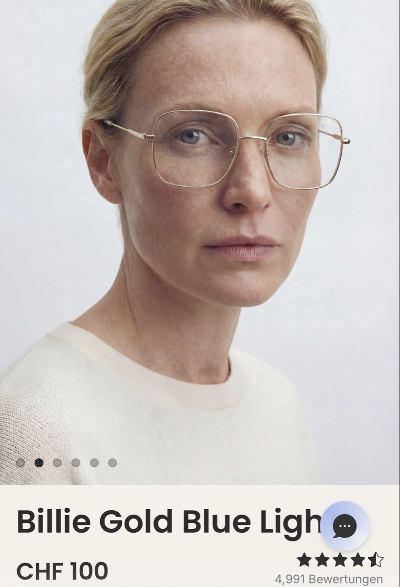 Brillen & Gläser: Lesebrille Billie Rose Gold 1.5 Blaulichtfilter – Gebraucht aus Flawil von rudegirl17 1