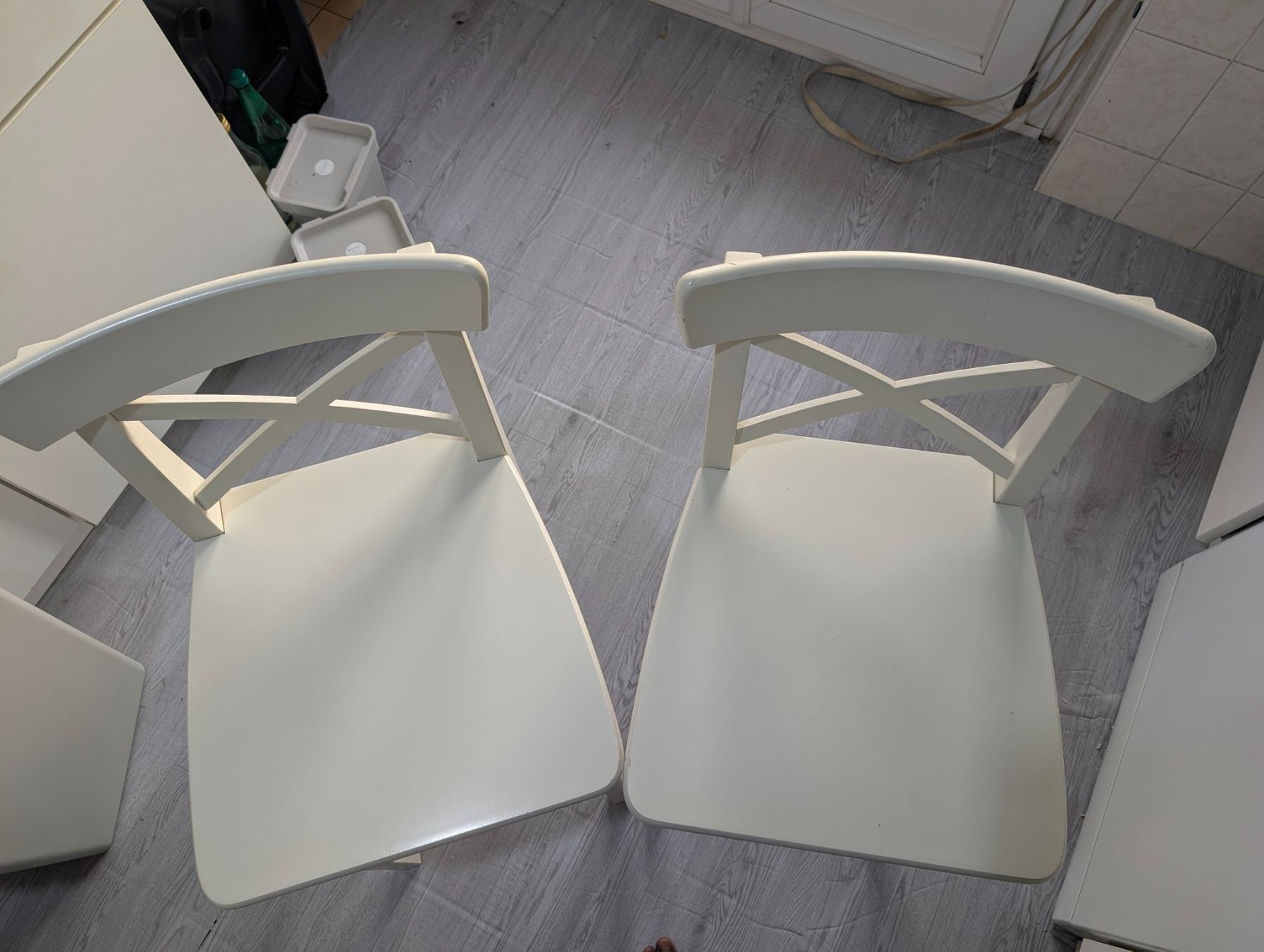Ikea Sedie: 2X ROSENTORP Bar stool with backrest – Usato da Genève venduto da ssc263