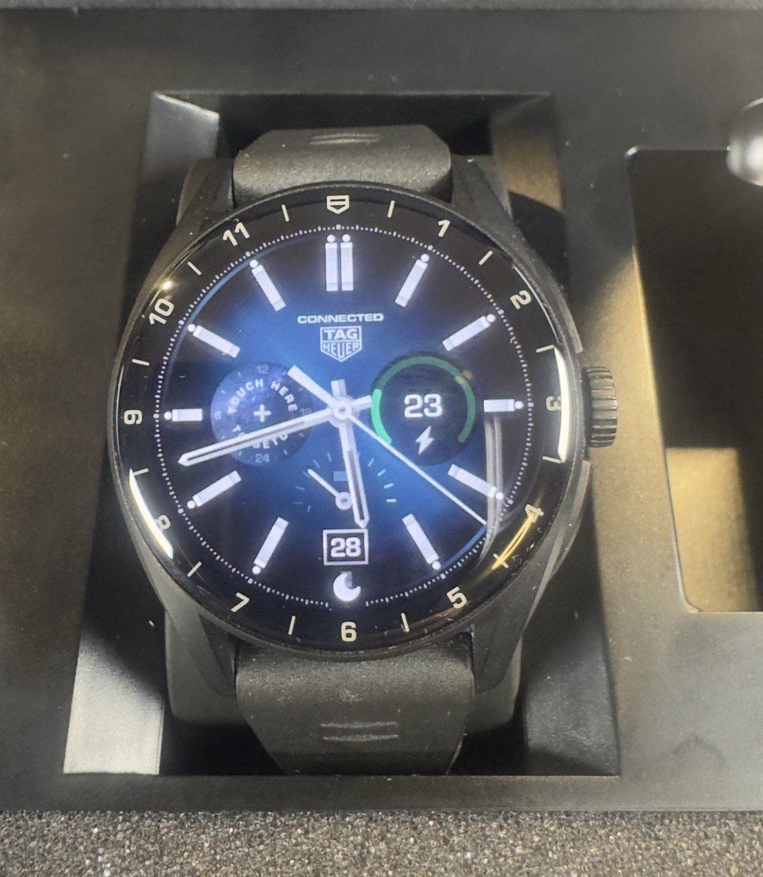 Tag Heuer Smartwatch: TAG Heuer Connected Calibre E4 Black Titanium 42 mm – Gebraucht aus Winterthur von Rwa 1