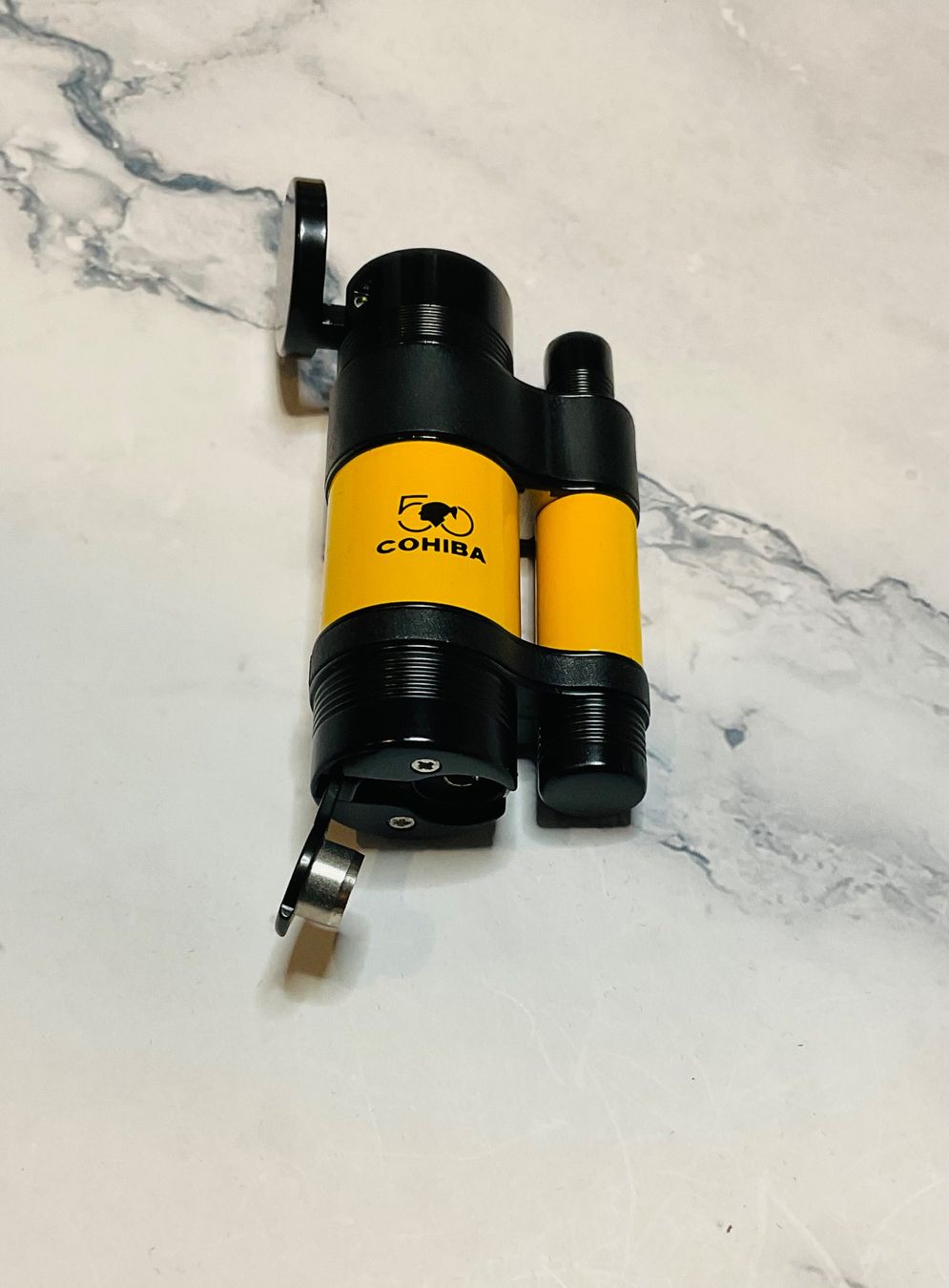 Accendini: Zigarrenfeuerzeug 3Jet Feuerzeug integriertem Zigarrenbohrer – Nuovo e nell'imballaggio originale da Balsthal venduto da FAVE.Accessoires 5