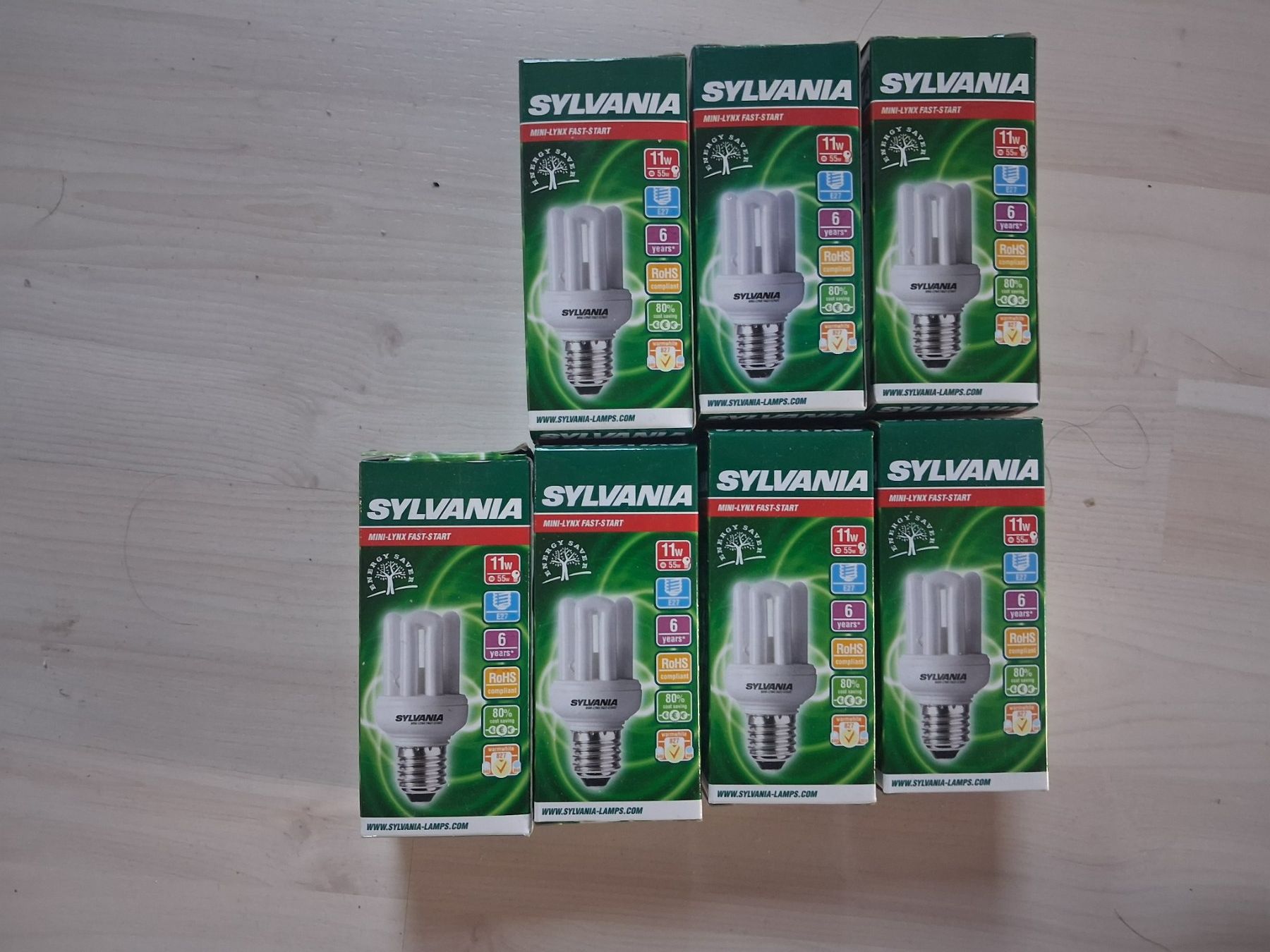 Lampade: 7 X SPARLAMPE MINI 11 WATT – Nuovo e nell'imballaggio originale da langnau venduto da Santos1411