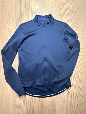 Langarm Merino Velotrikot Rapha blau gebraucht