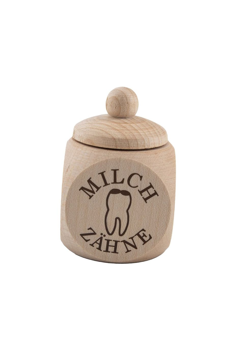 Articoli in legno: Ahorn Milchzahn Döschen 4cm – Nuovo e nell'imballaggio originale da Pfäffikon ZH venduto da justnatur