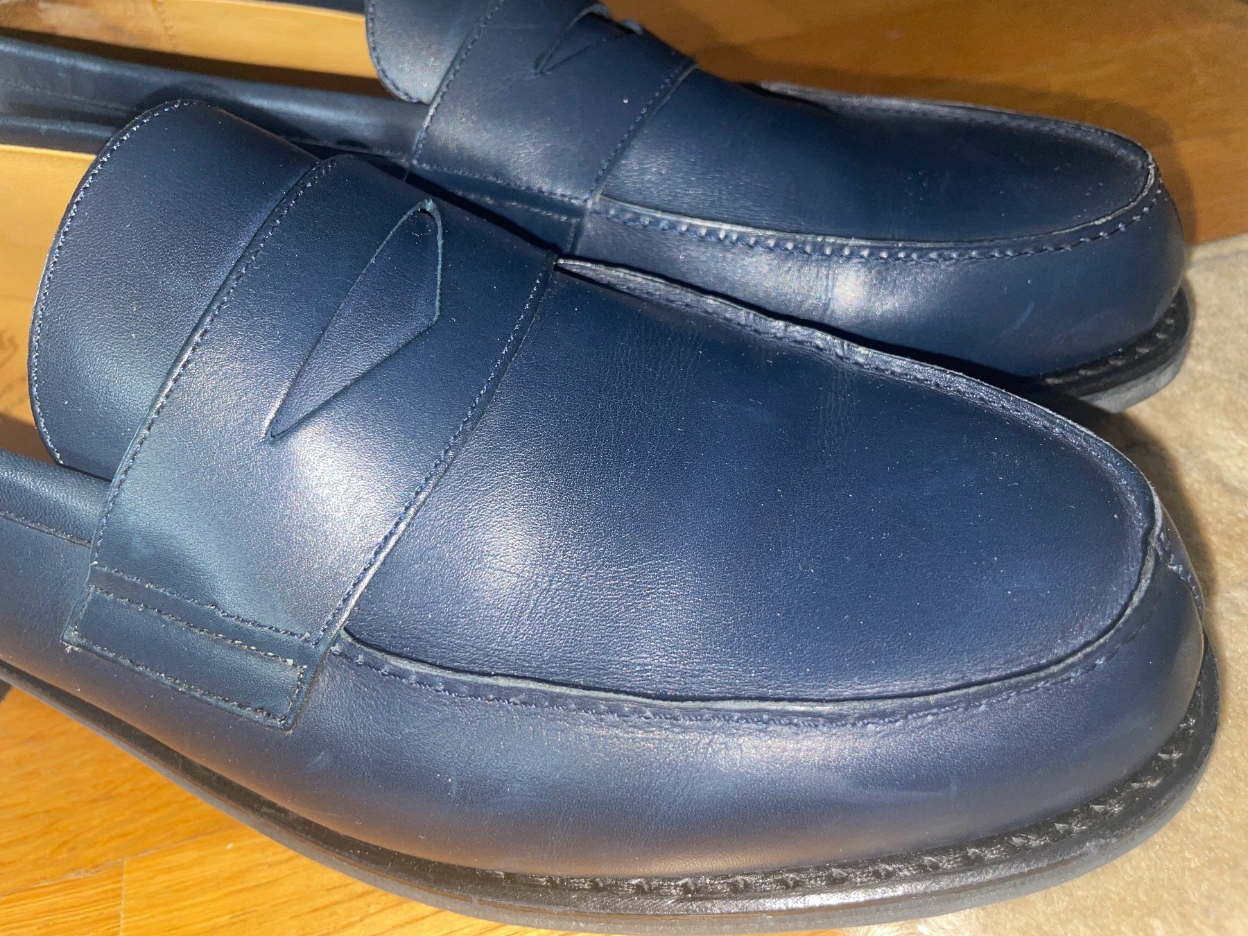 Paraboot Scarpe da uomo: Mocassin Paraboot Adonis-Galaxy - Marine Bleu pointure 40 – Nuovo e nell'imballaggio originale da La Tour-de-Trême venduto da Expresso-Racer 1