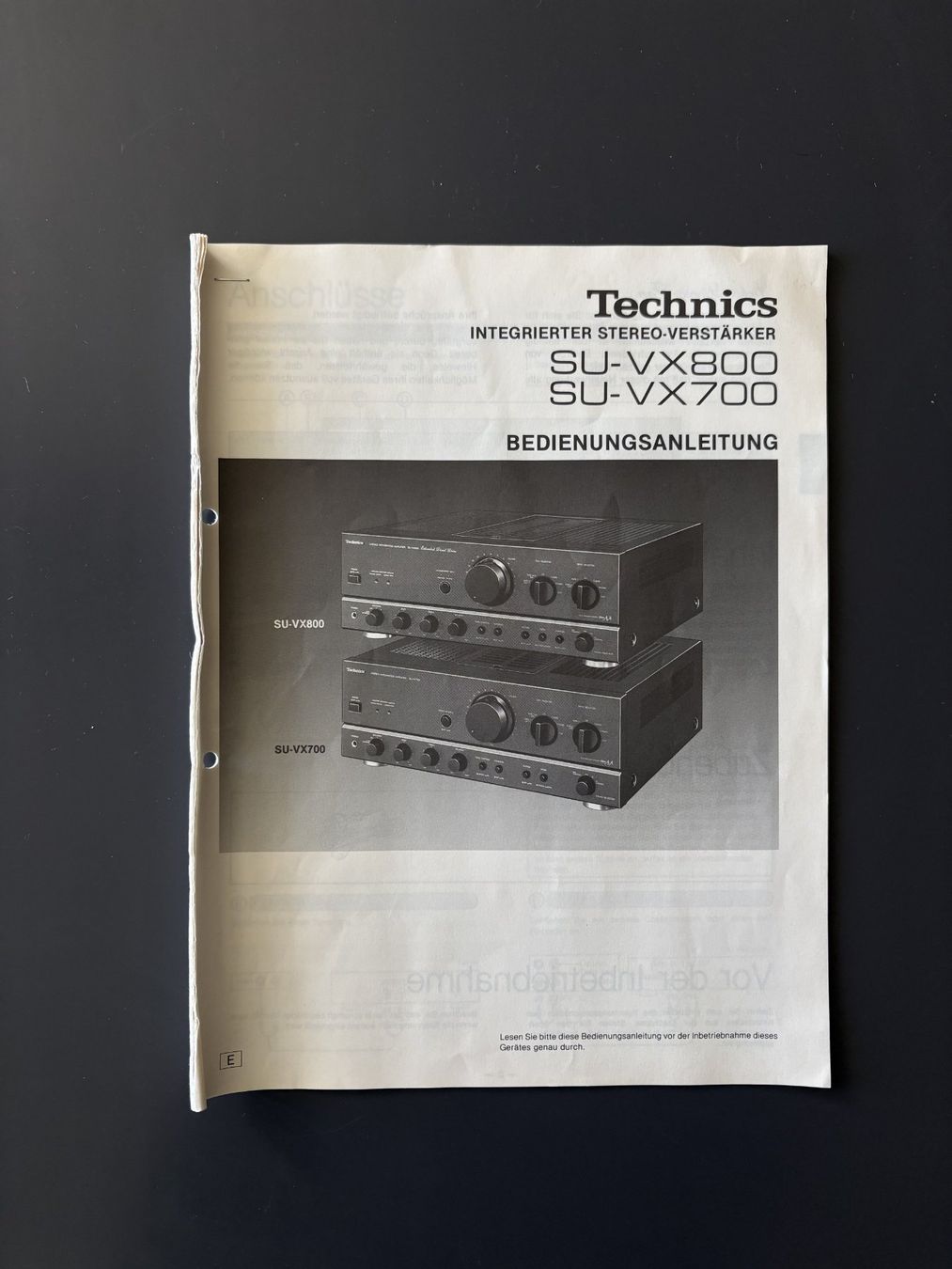 Technics Amplificatori: Stereo Verstärker Technics SU-VX700 – Usato da Uster venduto da Monsterrra 3