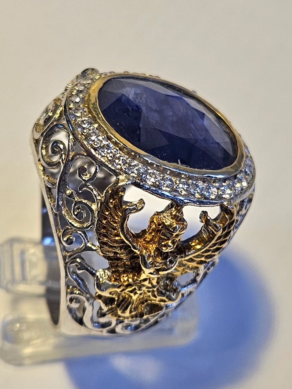 Anelli: Safir Fingerring – Nuovo (secondo la descrizione) da Zürich venduto da adriben 4