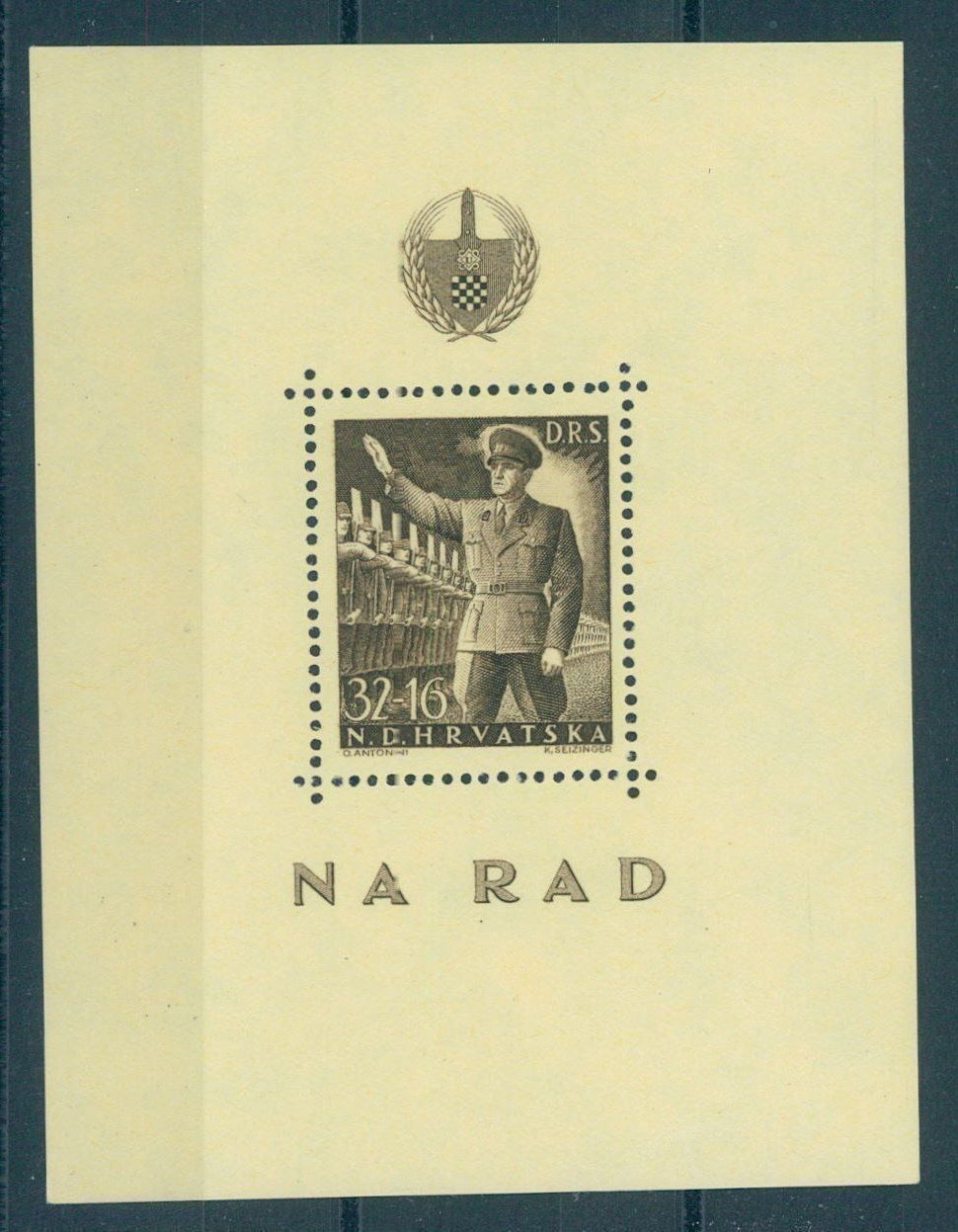 Alle Briefmarken: KROATIEN, BLOCK 1944 POSTFRISCH – Neu (gemäss Beschreibung) aus Wetzikon ZH von Philimpex