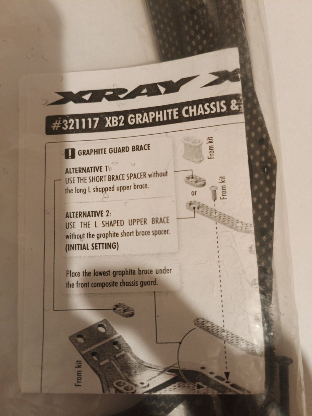 XRay Modellismo RC: Xray XB2 Carbon Grundplatte – Usato da Islikon venduto da Dave_o 1