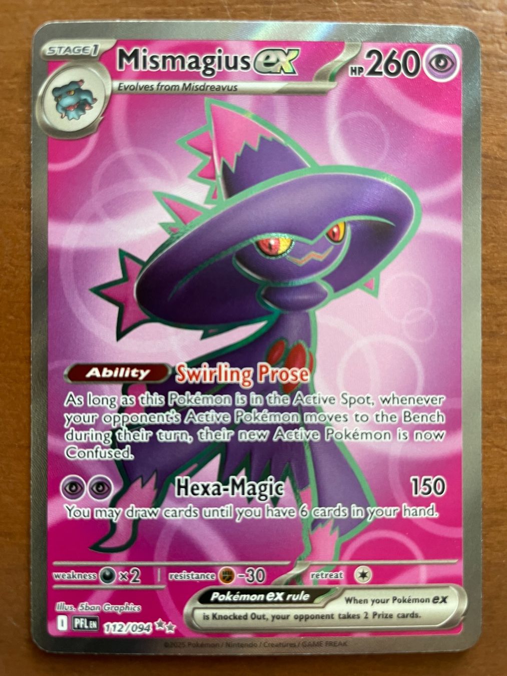 Pokémon Carte collezionabili: Pokemon Mismagius eX (Versand gratis) – Nuovo (secondo la descrizione) da Chur venduto da Angerson