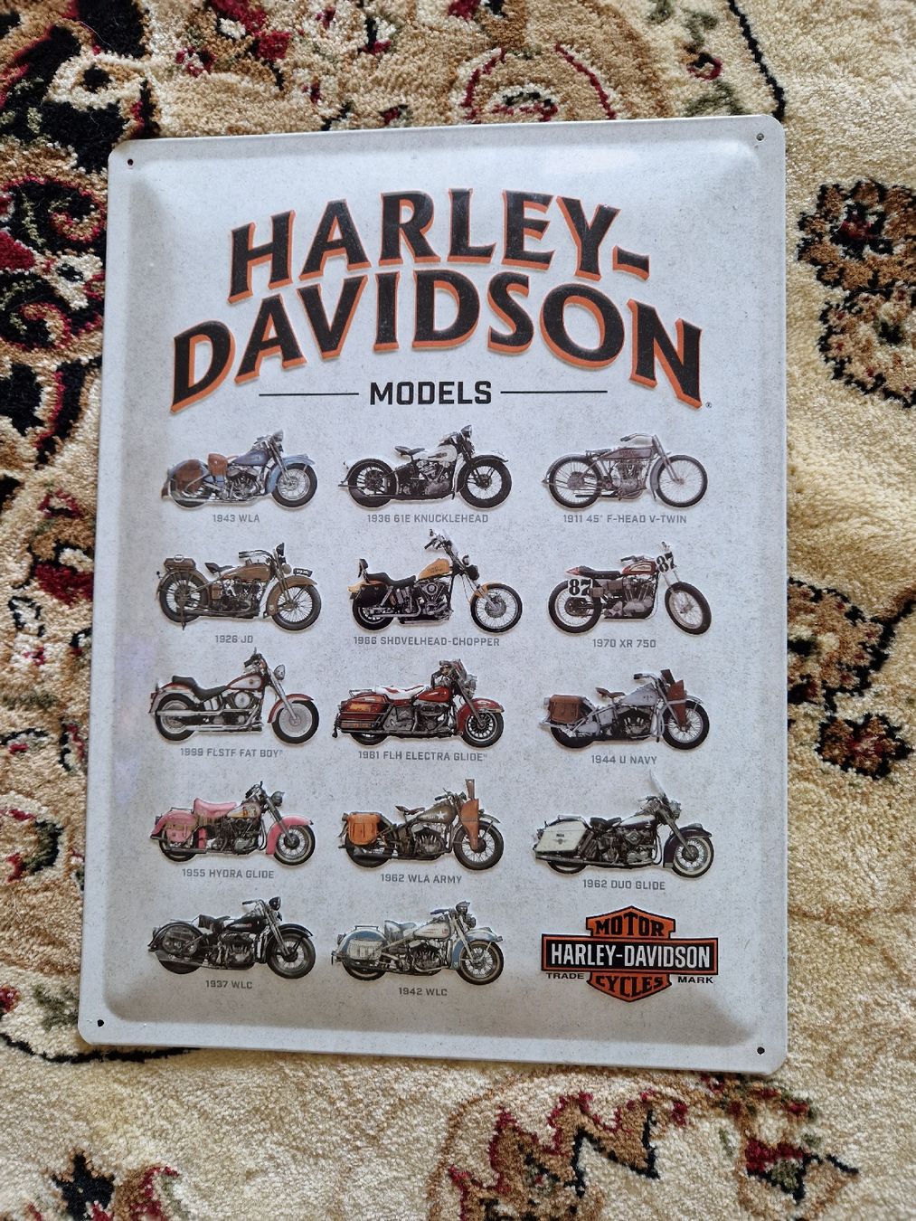 Harley-Davidson Insegne: Harley Blechschild 30x40cm – Usato da Fahrwangen venduto da Bonsai1972