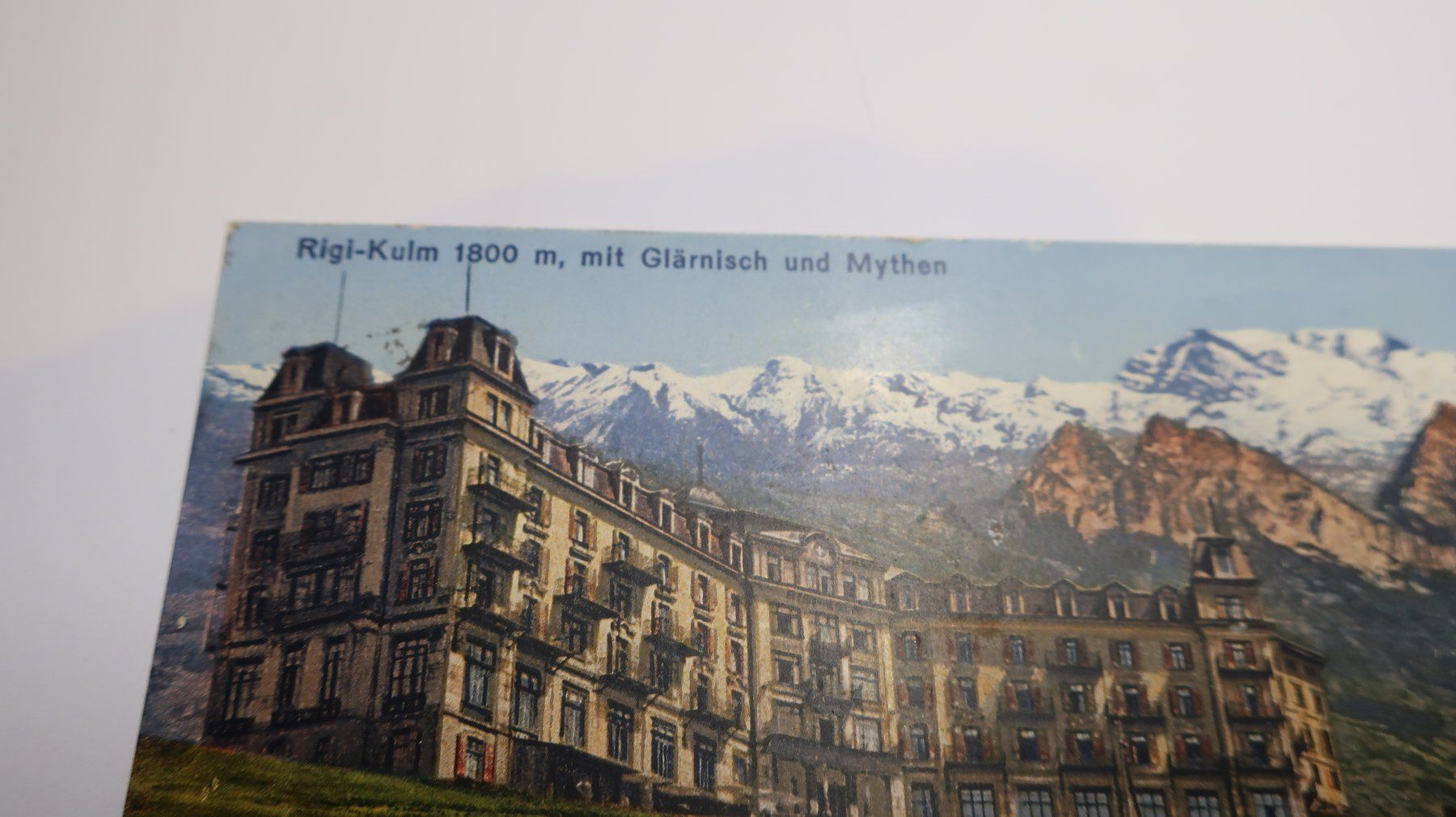 Cartoline postali: Rigi-Kulm mit Glärnisch und Mythen  1932 – Usato da Cormoret venduto da Pascalll2001 2