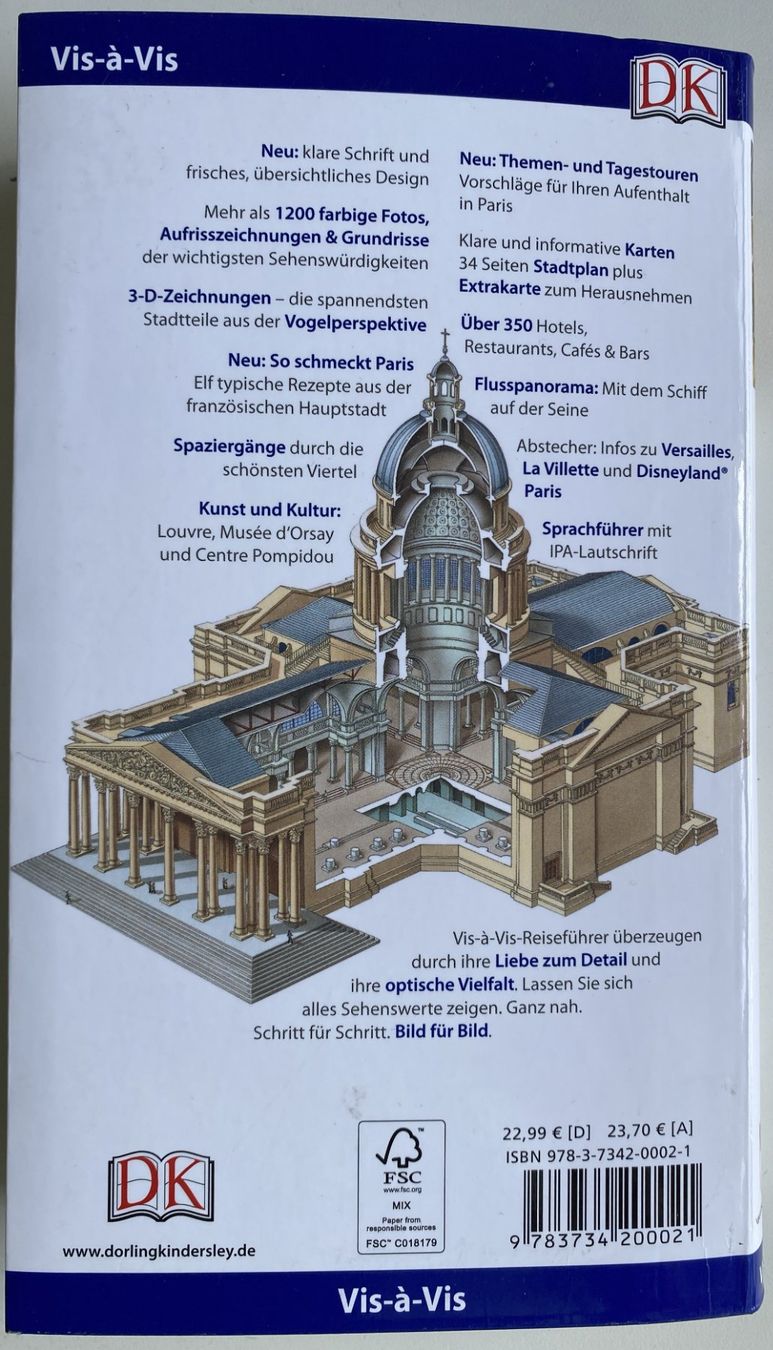Libri: PARIS - Reiseführer Vis-à-Vis - mit Extrakarte  - PARIS – Nuovo (secondo la descrizione) da Hünenberg venduto da Ecila 4