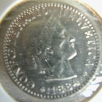 20 Rappen 1884 unz - stgl.