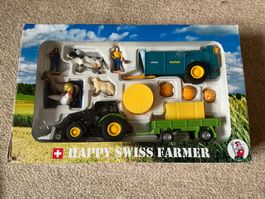 Happy Swiss Farmer Spielset mit Traktor