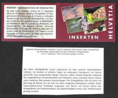 Markenheftchen Insekten ET 17.9.2002