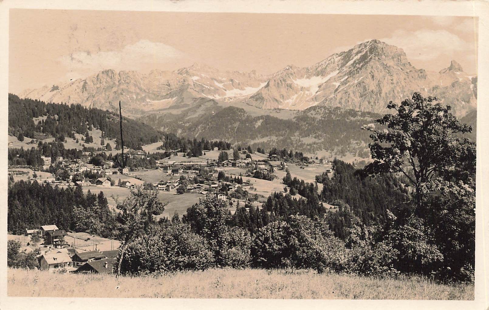 Cartes postales: Adelboden (BE) Dorfblick – D'occasion à Biasca par Blenio71