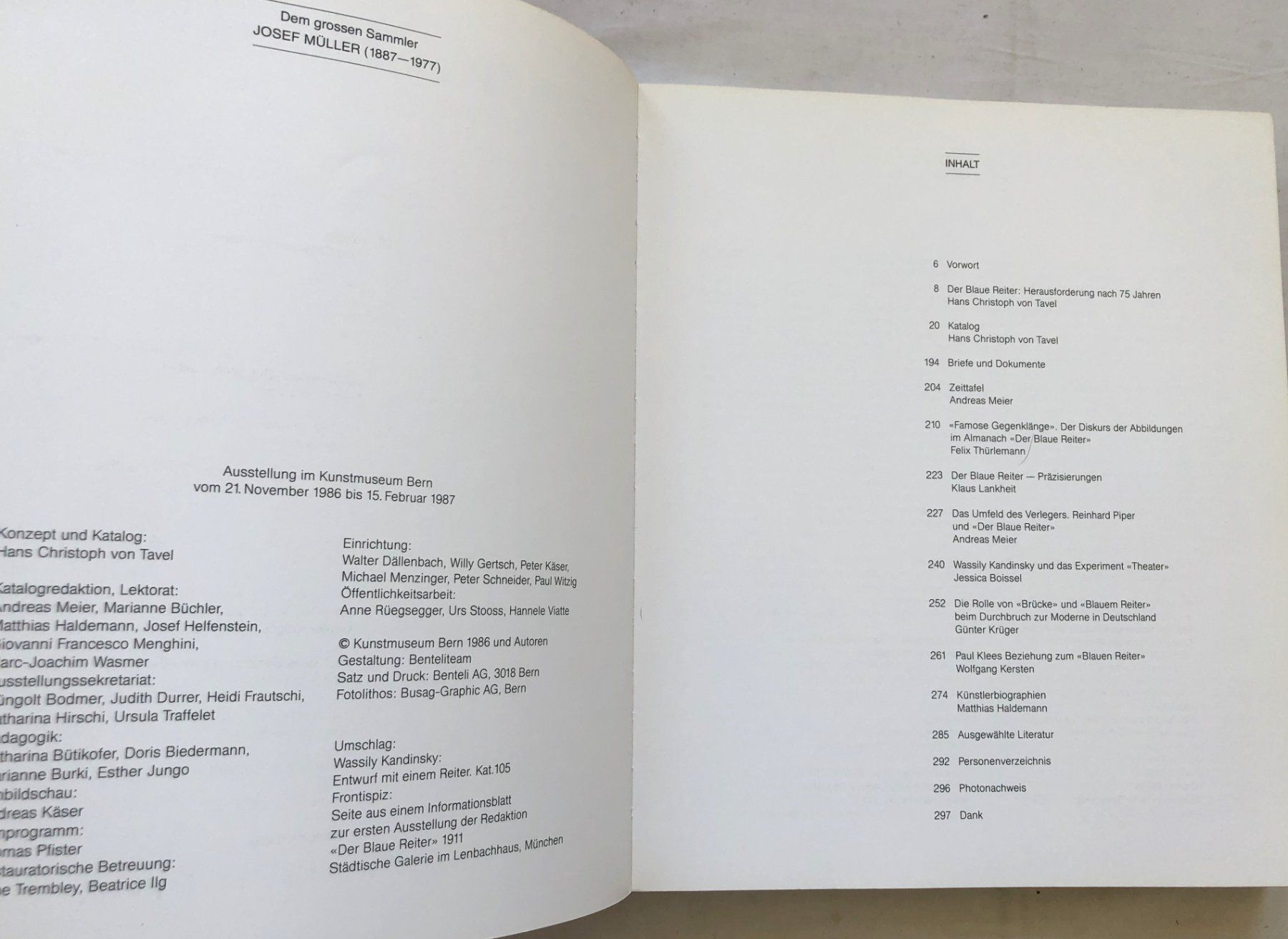 Bücher: Der Blaue Reiter - Kunstband - Kunstmuseum Bern – Gebraucht aus Schaffhausen von durruti 3