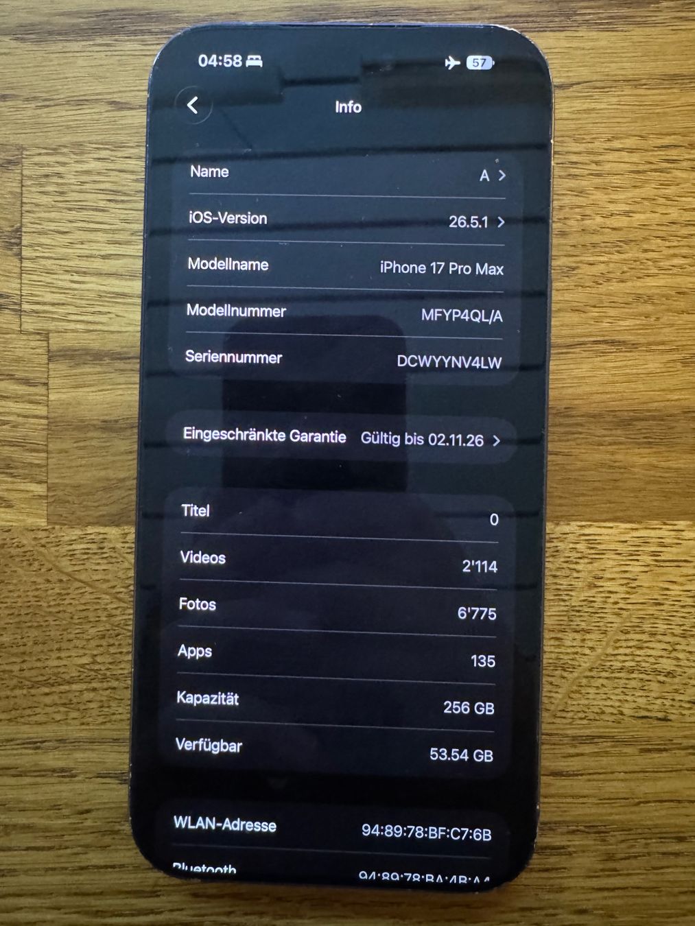 Apple Handys / Smartphones: iPhone 17 Pro Max – Gebraucht aus Wil SG von don_reto 1