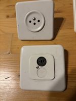 Steckdosen Einsätze weiss gebraucht 4 Stuck