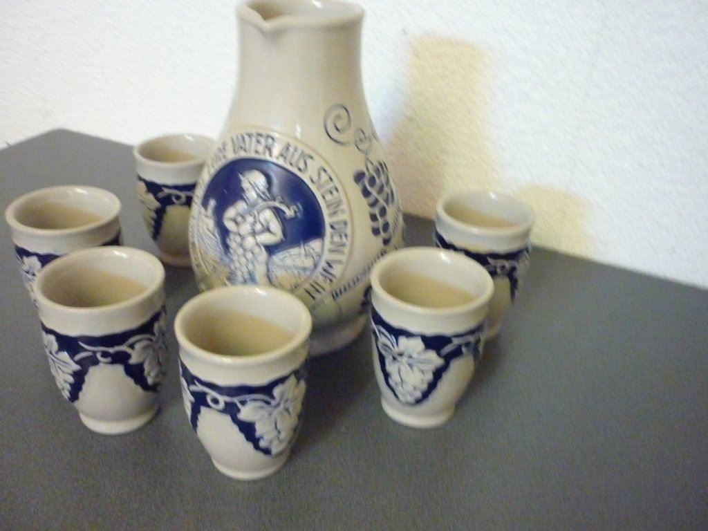 Caraffe: Wein Set Westerwälder Steinzeug – Nuovo (secondo la descrizione) da Zürich venduto da gallienus 3
