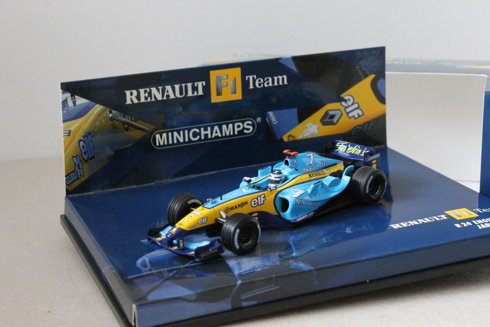 Renault F1 R24 engine RS24 # 7 J.Trulli / 1:43 (Neu und ...