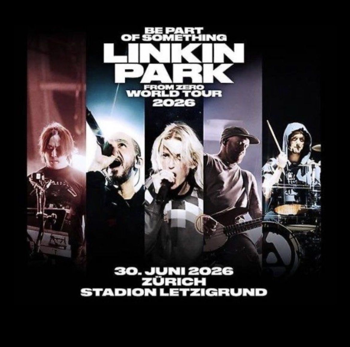 Biglietti: Linkin Park Stehplatzticket, 30. Juni Letzigrund Stadion – Nuovo e nell'imballaggio originale da Bern venduto da Enton2019