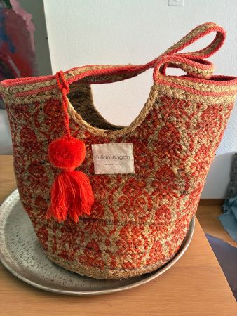 Tasche Jute / Strandtasche „Fullah Sugah - Touch of Luxury“