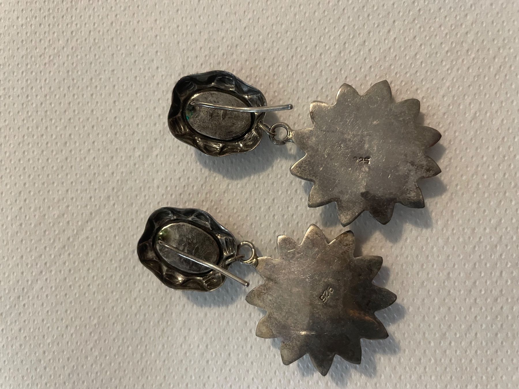 Orecchini pendenti & Orecchini a lobo: Silber Ohrringe mit Lapislazuli – Usato da Adlikon b.Regensdf venduto da SimoneO01 3