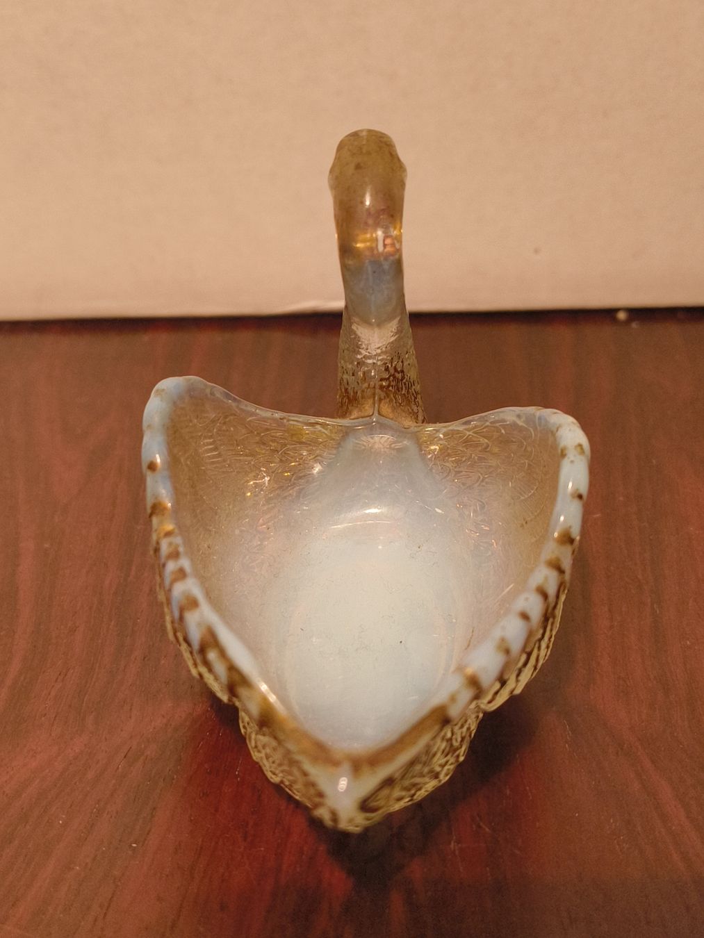 Sculture & Statue: Vintage Opalglas Schwan vergoldet Deko – Usato da stettlen venduto da VintageBern_ch 2