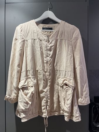 Beige Frühlingsjacke von Zara, Gr. S