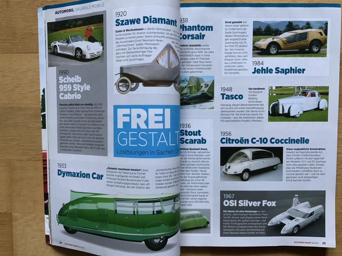 Riviste & Magazine: Oldtimer Markt 8/2014 Opel GT / Ford Taunus – Nuovo (secondo la descrizione) da Frauenfeld venduto da CSM71 3