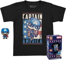 Funko Pocket Pop + T-Shirt Grösse M Captain America