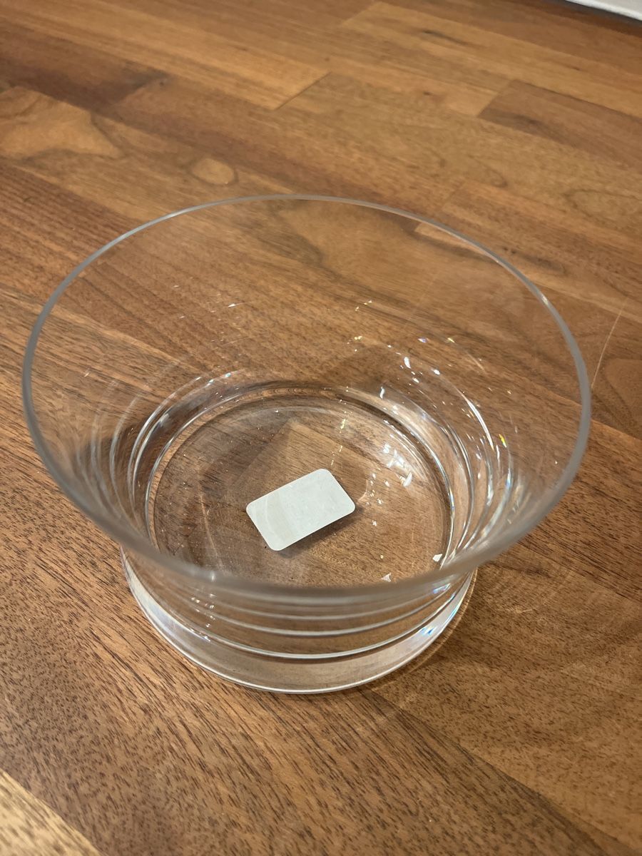 Ciotole: Glasschale ca. 12x6cm neu – Nuovo (secondo la descrizione) da Andelfingen venduto da estark